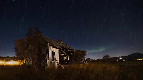 1 Hour heavy rain and no thunderstorm sounds for sleeping rain sounds forest cabin