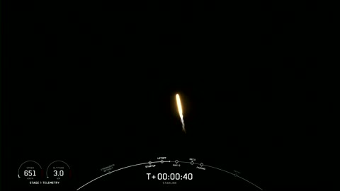 Florida: SpaceX Starlink Falcon 9 rocket launch