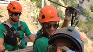 Zip lining