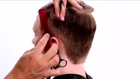 New trendy men hair cut