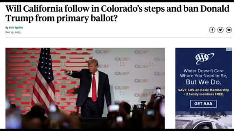 IS THE TRUMP COLORADO BALLOT BAN A DEEP STATE PSYOP? DIVIDE AND CONQUER? UNITED UPRISING