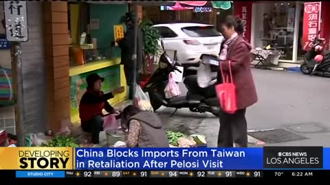 Fallout from Pelosi's trip to Taiwan continues as China blocks imports