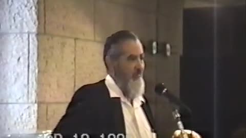 RARE- Rabbi Meir Kahane HY"D speaks to American tourists in Israel