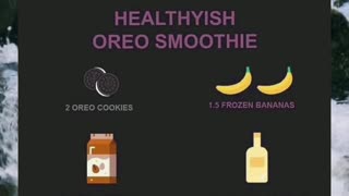 Boost Your Health with a Tasty Oreo Smoothie 😋