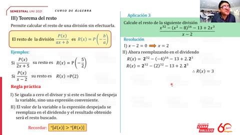 SEMESTRAL VALLEJO 2021 | Semana 01 | Lenguaje | Álgebra