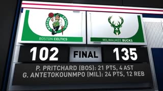 Game Recap: Bucks vs Celtics 135 - 102