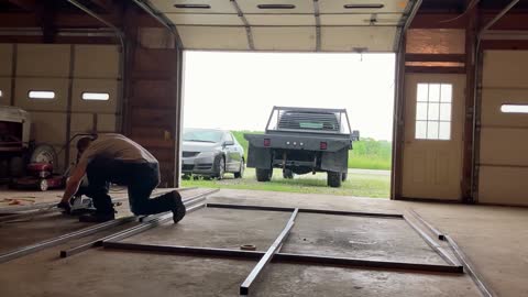 Part 1 Couple Builds Truck Camper Timelapse