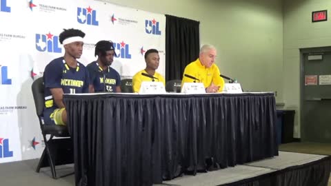 2022 McKinney Lions Texas UIL 6a State Semi Final Press Conference