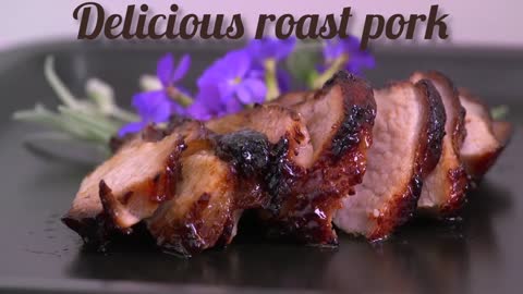 Delicious roast pork