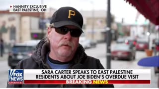 Sara Carter talks to the people of East Palestine