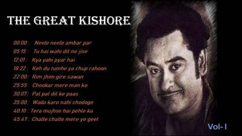 Kishore Kumar Hit Songs -- Vol-I