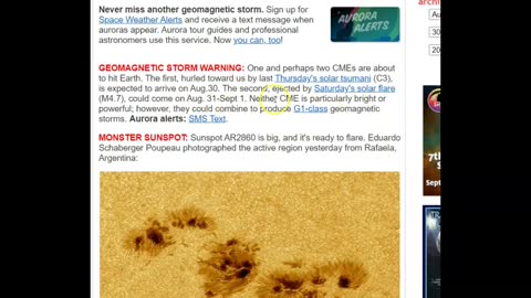 August 30th, 2021 CME's Incoming, Hurricanes Impact, Technocratic Control Grid Exposed