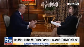 Maria Bartiromo interviews president trump Sunday Morning Futures