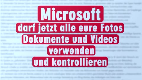 Neuer Microsoft Servicevertrag - MS kontrolliert jetzt alle Daten!!!🙈🐑🐑🐑 COV ID1984