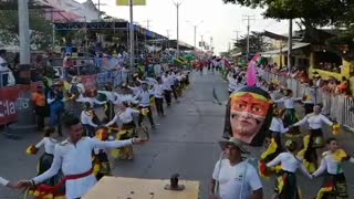Casi 100 santandereanos representaron al departamento en el Carnaval de Barranquilla.