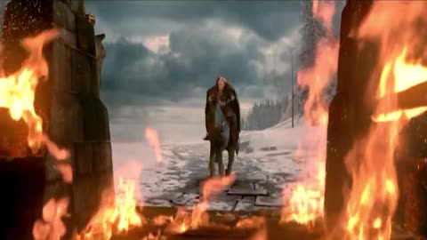 Monster vs Beowulf - Dragon Attack Fight Scene (pt2) HD