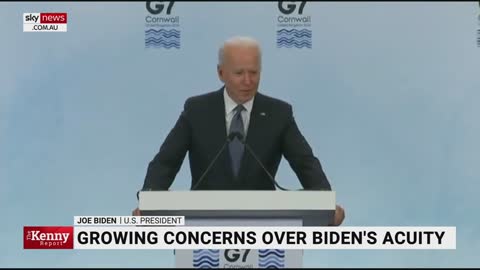 Concerns for Joe Biden's mental capacity are raised amid G7 gaffes