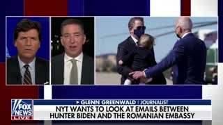 Tucker Can't Stop Laughing at the Irony of the NYT Suing Biden Admin Over Hunter Emails