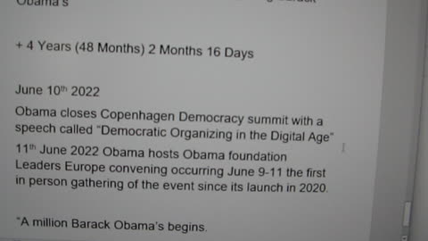 "A Million Barack Obama's" 2022