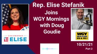 Elise Stefanik joins WGY's Doug Goudie to discuss Biden's failures 10.21.21