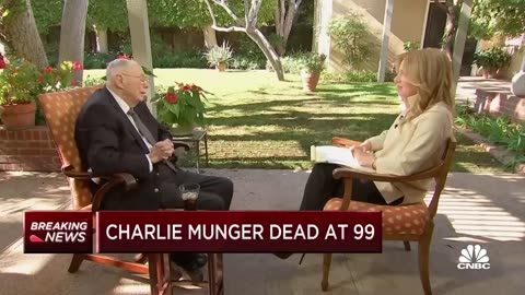 Charlie Munger: When Warren and I were starting 'I never thought we would ever get to $100 million
