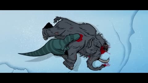 Genndy Tartakovsky's Primal | Spear and Fang vs. Elder Woolly Mammoth