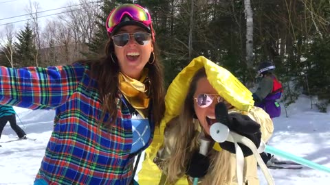 Snowboarding at Sugarloaf, Maine