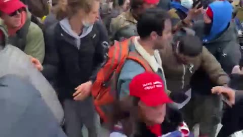 J6 video emerges showing TRUMP SUPPORTERS attempting to stop people