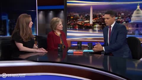 Hillary Clinton Laughs Creepily After Trevor Noah Asked Her How She Killed Jeffrey Epstein