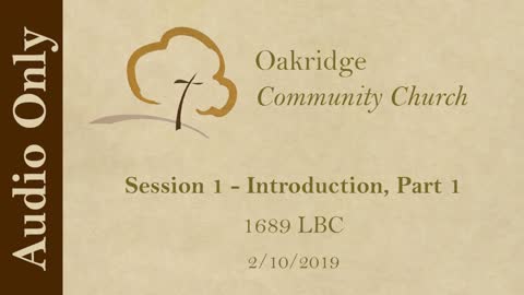 1689 Session 1 - Introduction, Part 1