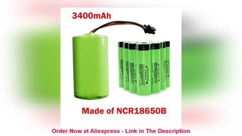 ❄️ New 14.4V 3400mAh/2800mAh Li-ion Battery For Haier HB-QT51S Robot Vacuum Cleaner Accumulator