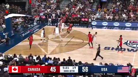 USA vs Canada Full Game Highlights | Olympics Warm-Up | July 10, 2024 | FreeDawkins