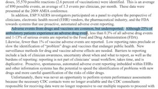 "SHOCKING" Only 1% of Vaccine Adverse Events Are Reported: Harvard Pilgrim Grant Report