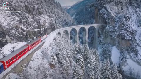Swiss Bernina Train