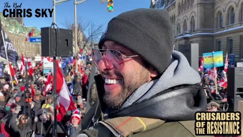 Freedom Convoy Ottawa 2022 - Chris Sky Speech