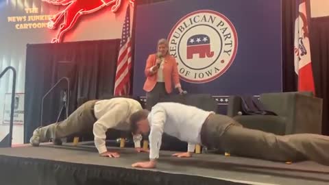 Joe Biden's Push Up Contest