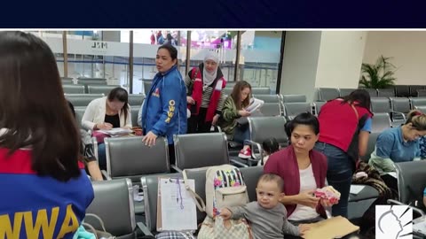 Panibagong batch ng mga Filipino repatriates mula Lebanon, balik-bansa na