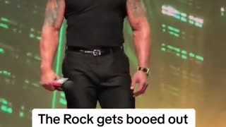 Dwayne Johnson aka The Rock gets booed into oblivion in Las Vegas