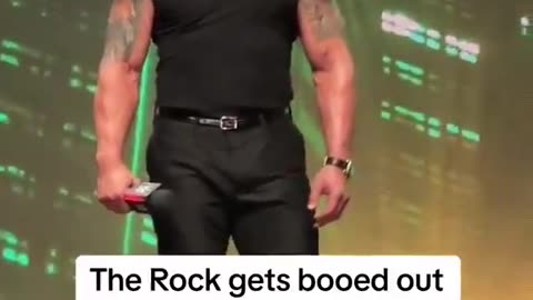 Dwayne Johnson aka The Rock gets booed into oblivion in Las Vegas