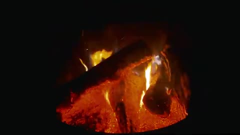 fireplace sound relaxing -sound satisfying