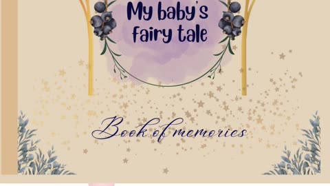 My baby fairy tale: a beautifully crafted baby memory book. #babymemorybook