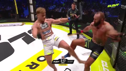 CLOUT MMA 2 FREE FIGHT_ DAWID _CRAZY_ ZAŁĘCKI - DENIS LABRYGA