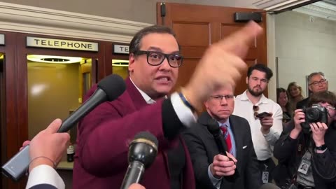 'F--KING TERRORIST SYMPATHIZER!' George Santos in HEATED TIRADE on the Hill [WATCH]