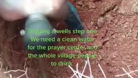 We need a clean pond for the prayer center and water for the people of Whote village