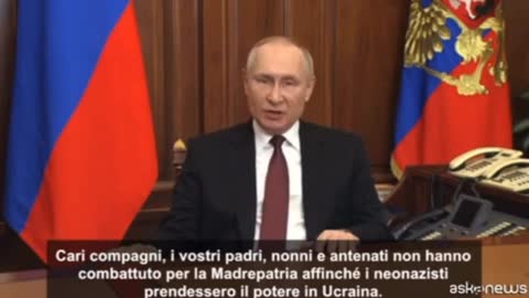 Sottotitolato ITA, PUTIN, RUSSIA : Attaccare Russia porterà a conseguenze come mai viste