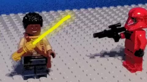 Lego Finn vs Sith Trooper