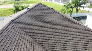 KING PALM ROOF DRONE VIDEO