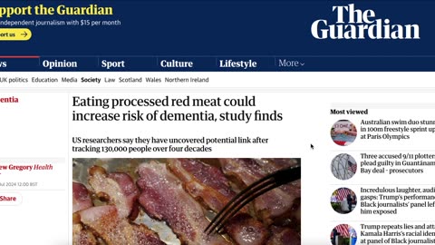 Jason W Chan's Take - Freedom Fighter: Processed meats could increase risk of cancer and dementia