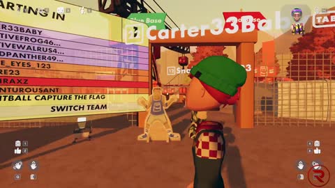 REC ROOM Paint Ball Capture the Flag Win