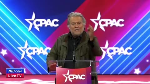 Bannon Unleashed on Stage at CPAC 2024